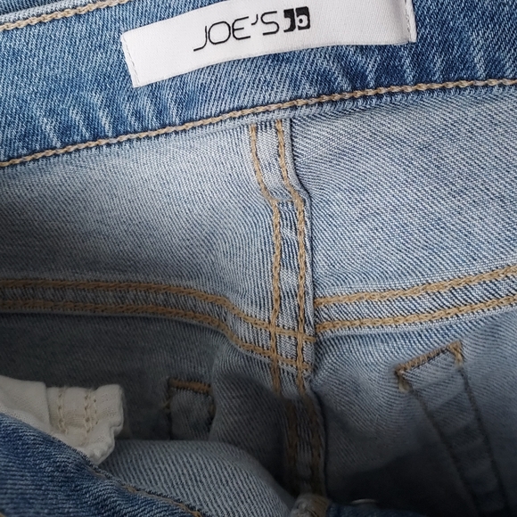 Joe's Denim High Rise Straight Ankle Light Wash Denim Jean Size 29 - Picture 7 of 10